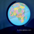 Lampada globo mondo con illuminazione reale per bambini